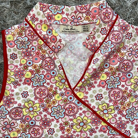 Pink Floral Collared Tank Top - Picture 3 of 3